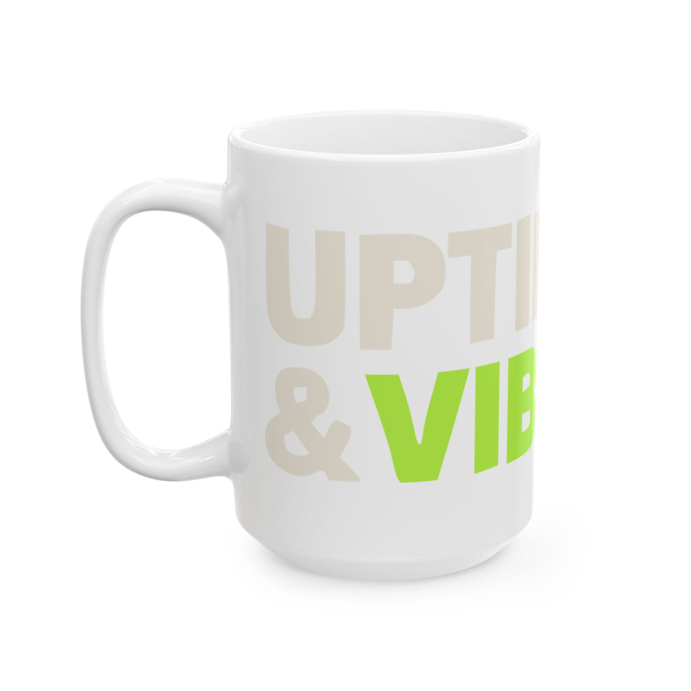 Caretaker's Uptime & Vibes White Mug | Uptime & Vibes
