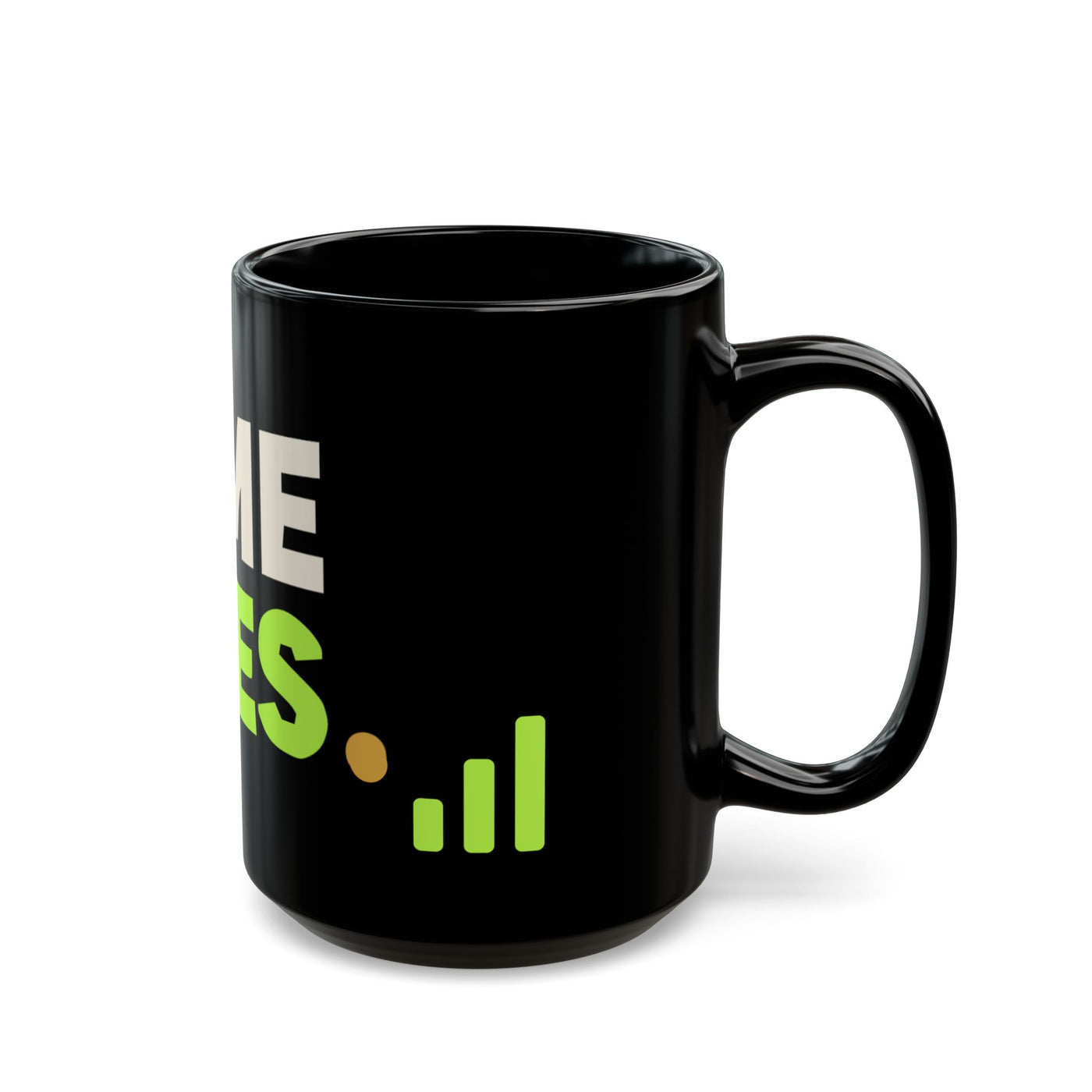 Caretaker Signal — Uptime & Vibes Mug (Black)