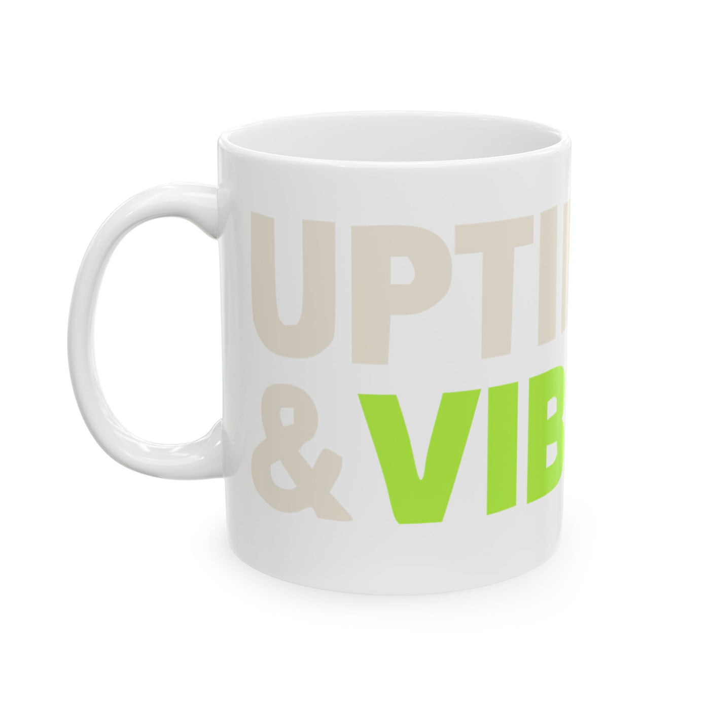 Caretaker's Uptime & Vibes White Mug | Uptime & Vibes