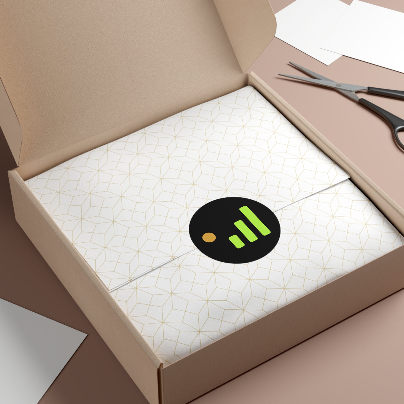 Caretaker Signal — Uptime & Vibes Round Vinyl Sticker