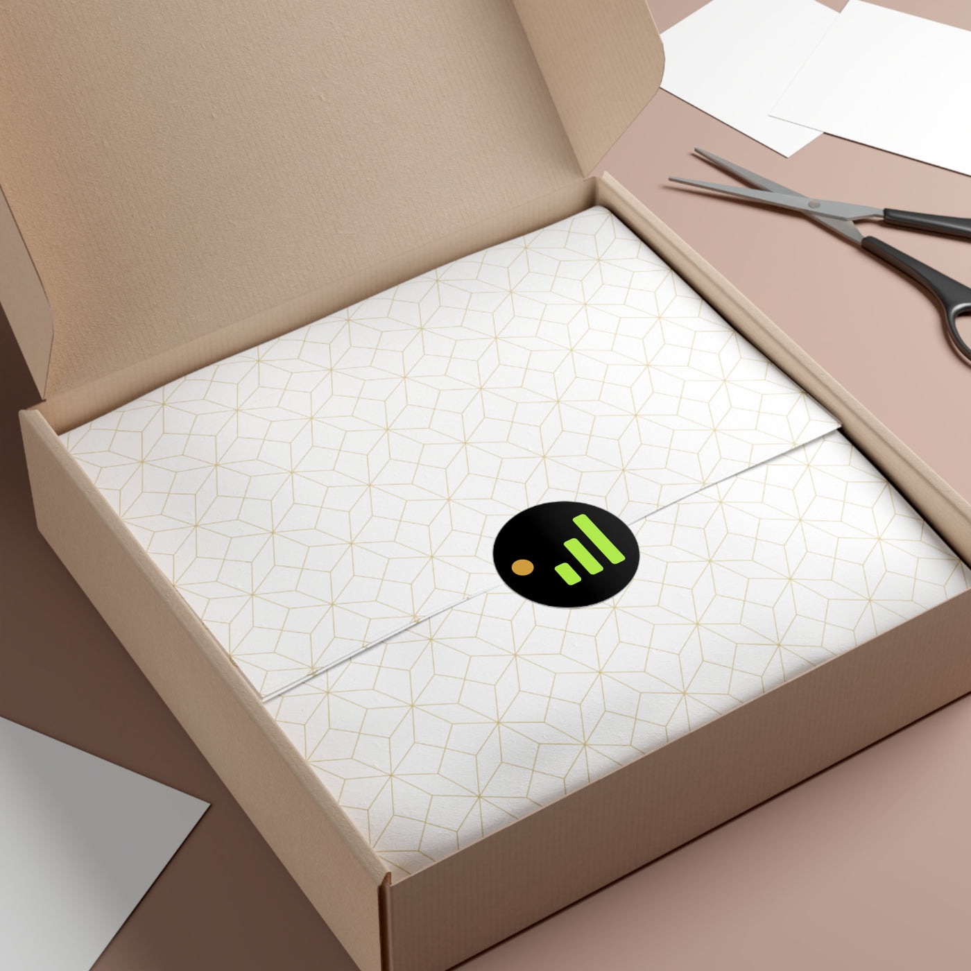 Caretaker Signal — Uptime & Vibes Round Vinyl Sticker