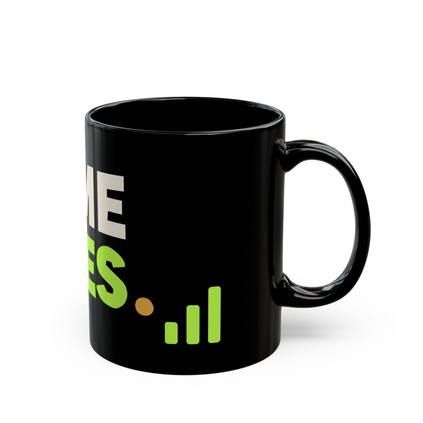 Caretaker Signal — Uptime & Vibes Mug (Black)