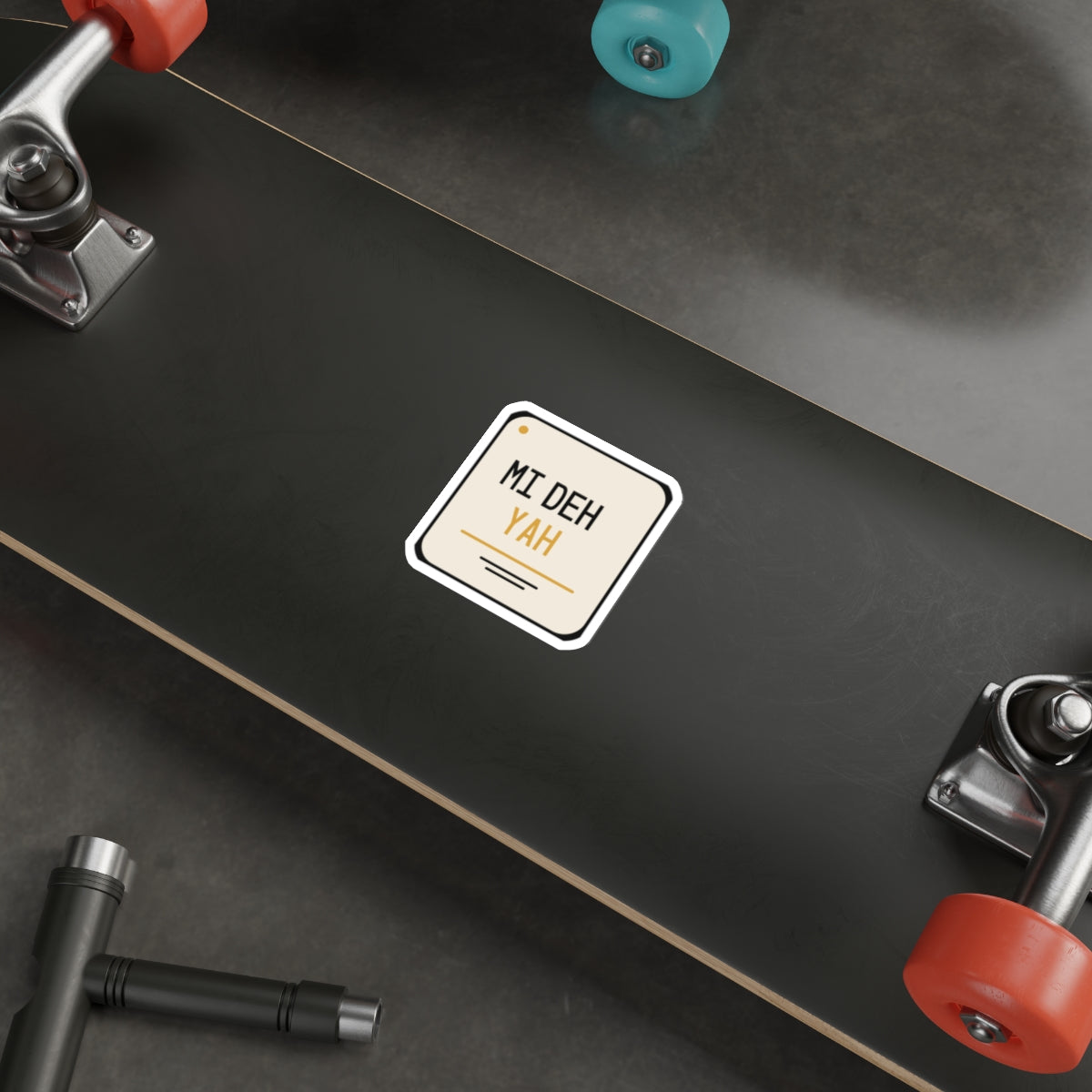 Mi Deh Yah — Die-Cut Sticker