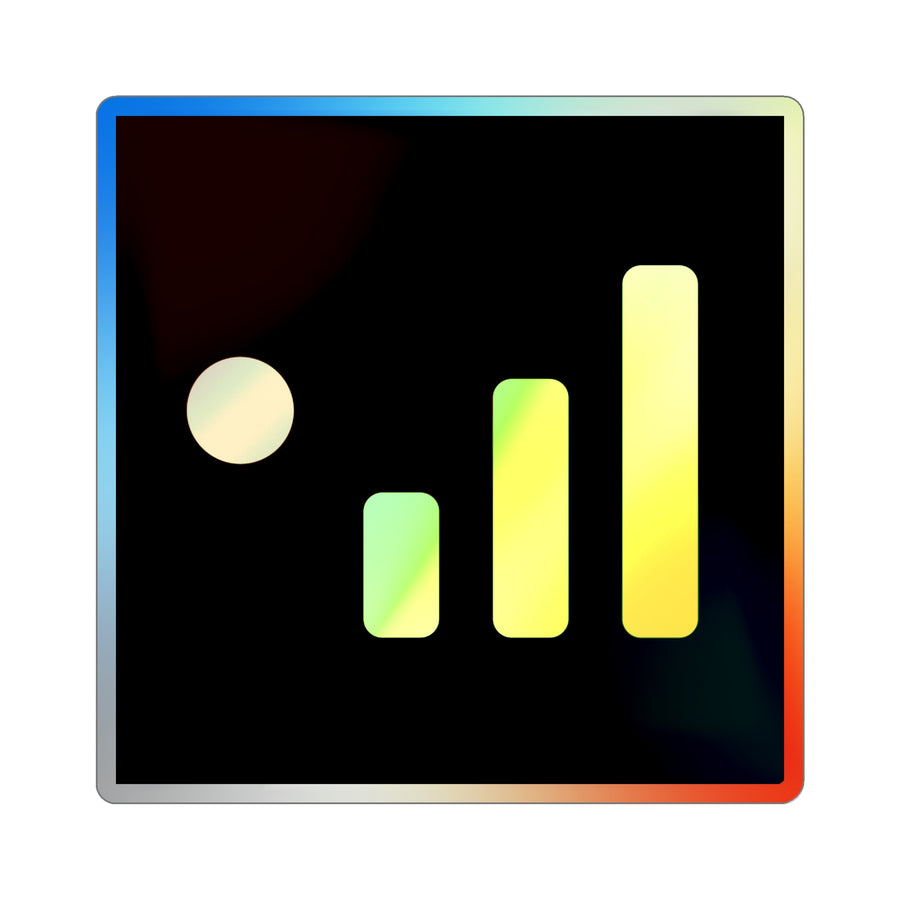 Caretaker's Signal Holographic Sticker | Uptime & Vibes