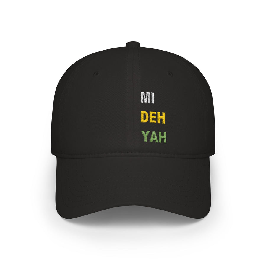 Mi Deh Yah Embroidered Cap | Uptime & Vibes
